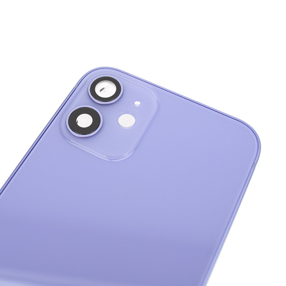 Rear Housing for iPhone 12 mini (NO LOGO)-Purple Rear Housing for iPhone 12 mini (NO LOGO)-Purple